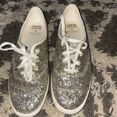 keds gold glitter shoes|keds glitter sneakers women's.